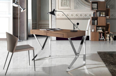 3021 Walnut Wood Shelf With Doors