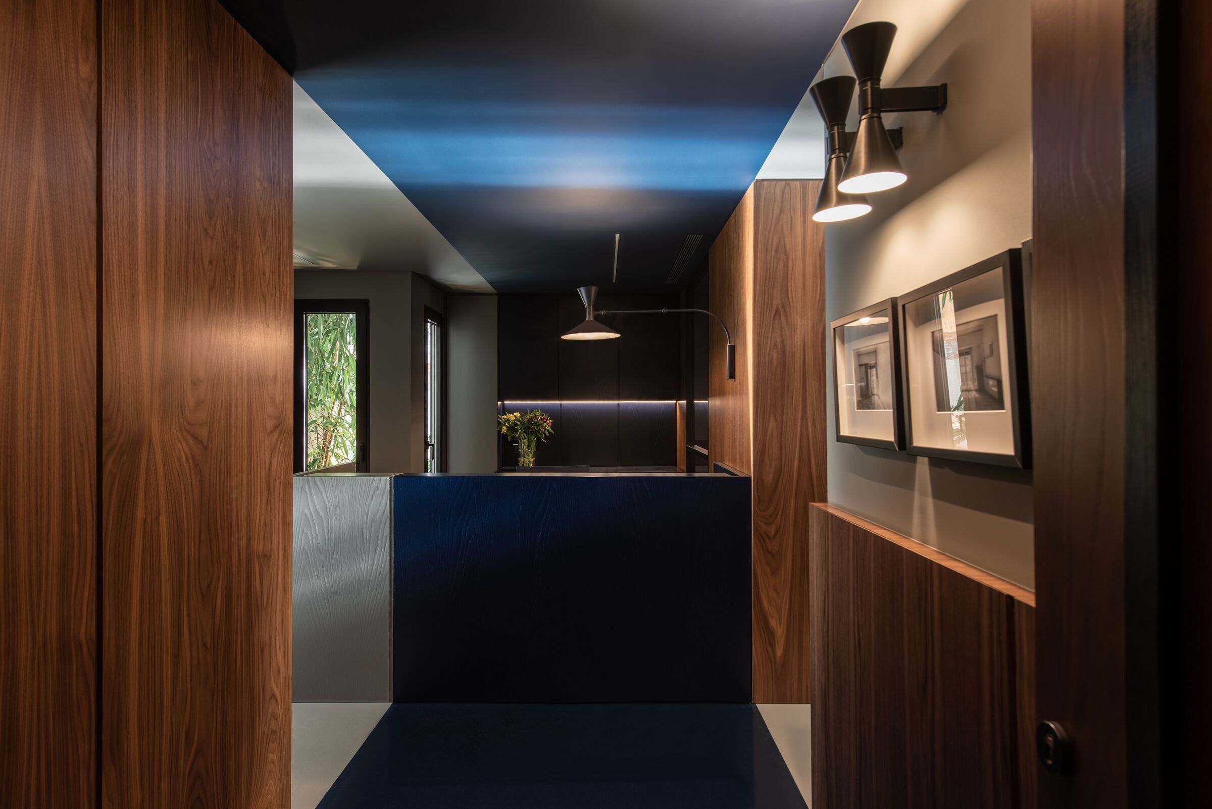 View towards a newly created Reception