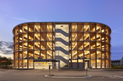 Wooden Parking Garage Wendlingen