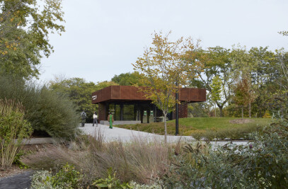 Montreal Botanical Garden Entrance Pavilion